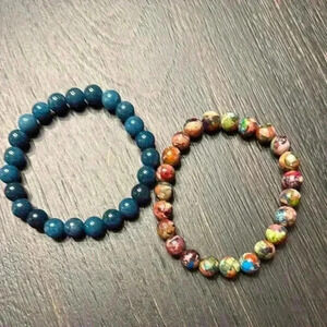 Colorful Beaded Bracelets Set